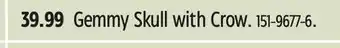Canadian Tire Gemmy Skull with Crow offer