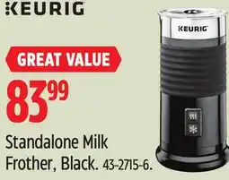 Canadian Tire Keurig Standalone Milk Frother offer