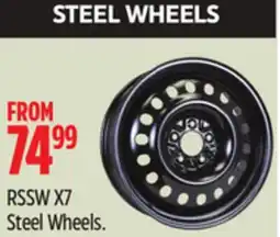 Canadian Tire CRW RSSW X7 Steel Wheels offer