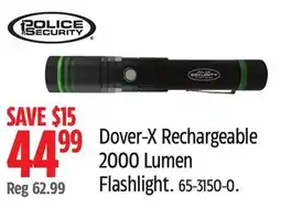 Canadian Tire Dover-X Rechargeable 2000 Lumen Flashlight offer