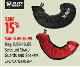 Canadian Tire Elite Hockey Selected Skate Guards and Soakers offer