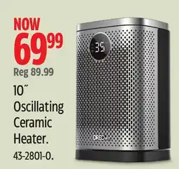 Canadian Tire Dreo 10˝ Oscillating Ceramic Heater offer