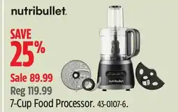 Canadian Tire 7-Cup Food Processor offer