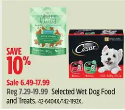 Canadian Tire Selected Wet Dog Food and Treats offer