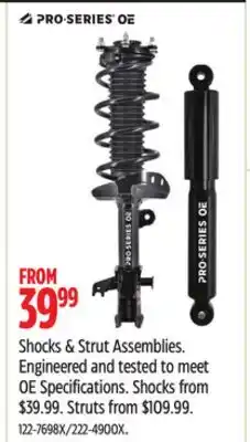 Canadian Tire Pro-Series Shocks & Strut Assemblies offer