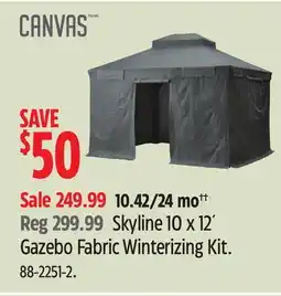 Canadian Tire Gazebo Fabric Winterizing Kit offer