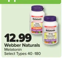 PharmaChoice Webber Naturals Melatonin offer