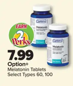 PharmaChoice Option+ Melatonin Tablets offer