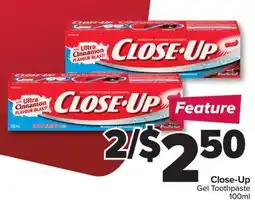 PharmaChoice Close-Up Gel Toothpaste offer