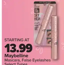 PharmaChoice Maybelline Mascara, False Eyelashes offer