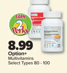 PharmaChoice Option+ Multivitamins offer