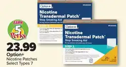 PharmaChoice Option+ Nicotine Patches offer