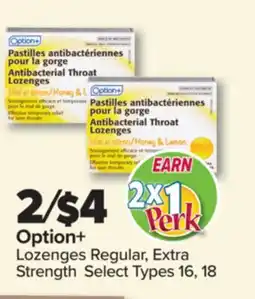 PharmaChoice Option+ Lozenges Regular, Extra Strength offer