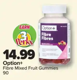 PharmaChoice Option+ Fibre Mixed Fruit Gummies offer