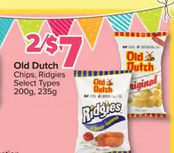 PharmaChoice Old Dutch Chips, Ridgies offer