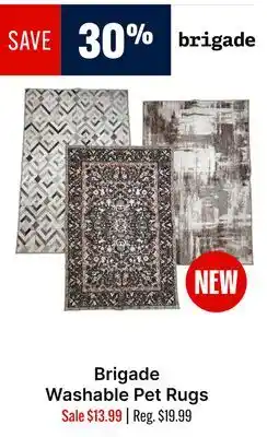 Ren’s Pets Depot Brigade Washable Pet Rugs offer