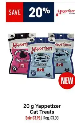 Ren’s Pets Depot 20 g Yappetizer Cat Treats offer