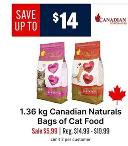 Ren’s Pets Depot 1.36 kg Canadian Naturals Bags of Cat Food offer