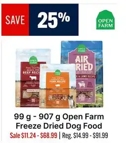 Ren’s Pets Depot 99 g - 907 g Open Farm Freeze Dried Dog Food offer