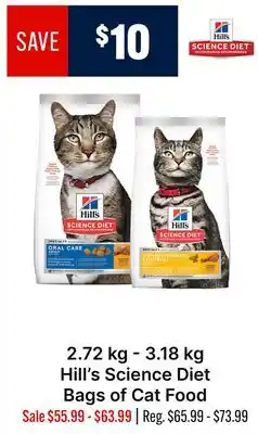 Ren’s Pets Depot Hill's Science Diet Bags of Cat Food offer