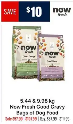 Ren’s Pets Depot Now Fresh Good Gravy Bags of Dog Food offer