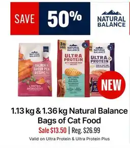 Ren’s Pets Depot Natural Balance Bags of Cat Food offer