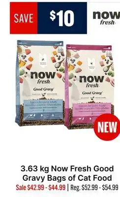 Ren’s Pets Depot Now Fresh Good Gravy Bags of Cat Food offer
