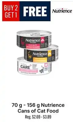 Ren’s Pets Depot Nutrience Cans of Cat Food offer
