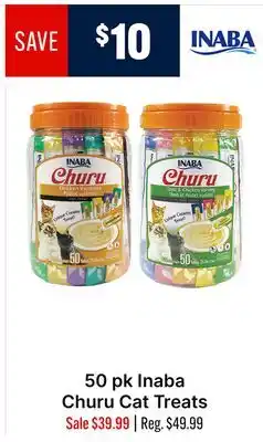 Ren’s Pets Depot Inaba Churu Cat Treats offer