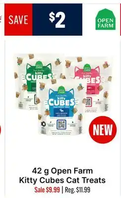 Ren’s Pets Depot Open Farm Kitty Cubes Cat Treats offer