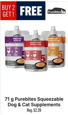 Ren’s Pets Depot Purebites Squeezable Dog & Cat Supplements offer