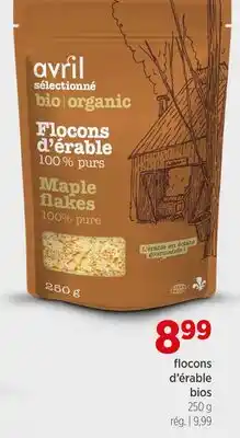 Avril Flocons d'érable bios offer