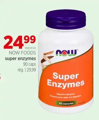 Avril NOW FOODS super enzymes offer