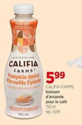Avril boisson d'amande pourle café offer