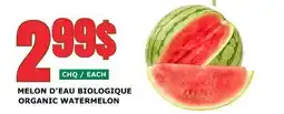 Marches Tau MELON D'EAU BIOLOGIQUE offer