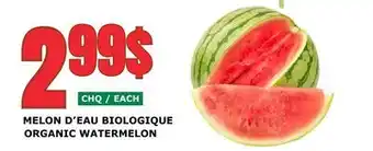 Marches Tau MELON D'EAU BIOLOGIQUE offer