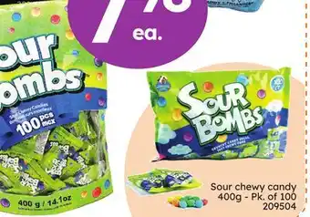 Rossy Sour chewy candy offer