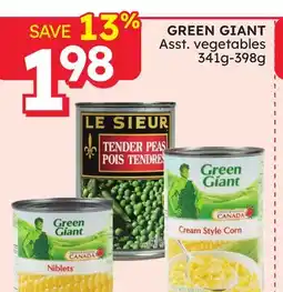 Rossy GREEN GIANT Asst. vegetables offer