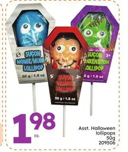 Rossy Asst. Halloween lollipops offer