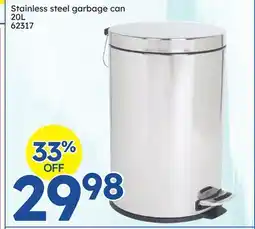 Rossy Stainless steel garbage can offer