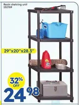 Rossy Resin shelving unit offer