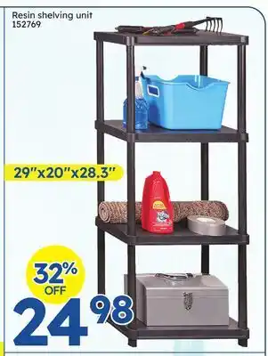 Rossy Resin shelving unit offer