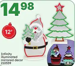 Rossy Infinity illuminated mirrored decor offer