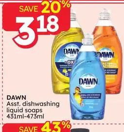 Rossy DAWN Asst. dishwashing liquid soaps offer