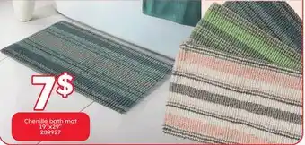 Rossy Chenille bath mat offer