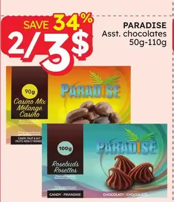 Rossy PARADISE Asst. chocolates offer