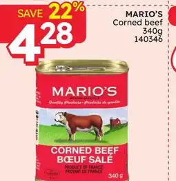 Rossy MARIO'S Corned beef offer