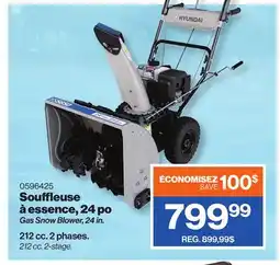 Patrick Morin Gas Snow Blower, 24 in offer