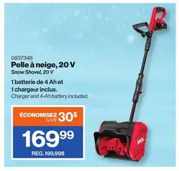 Patrick Morin Snow Shovel, 20 V offer