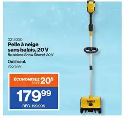 Patrick Morin Brushless Snow Shovel, 20 V offer